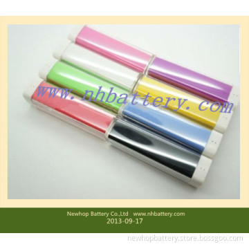 High Quality 2600mAh Mini Power Bank Lipstick, Power Source, Rechargeable Battery Pack, Portable Power Bank (NH-008B)